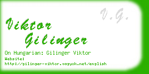 viktor gilinger business card